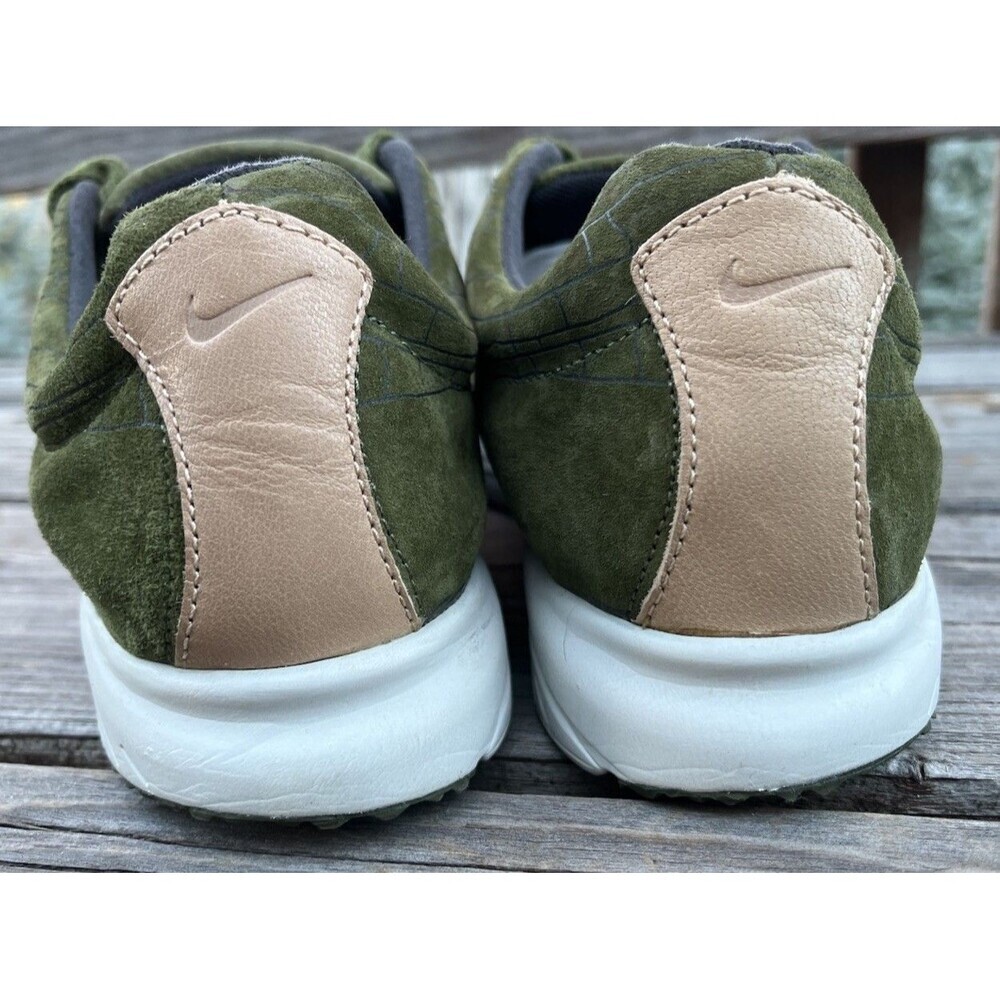 Nice! Nike Mayfly Leather Premium Men's 8 Sneakers - Legion Green - Picture 5 of 11
